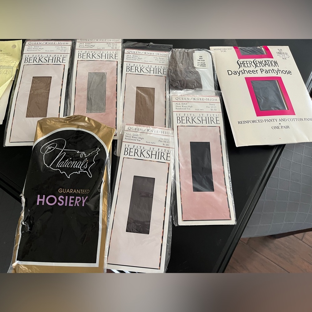Vintage Berkshire and Sheer Satisfaction Pantyhose Collection